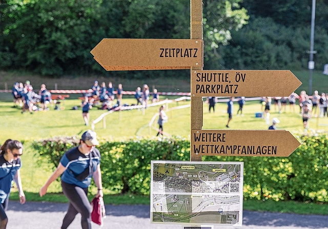 Sportlicher Trubel: Auf dem Seemättli-Areal fanden die Vereinswettkämpfe statt.