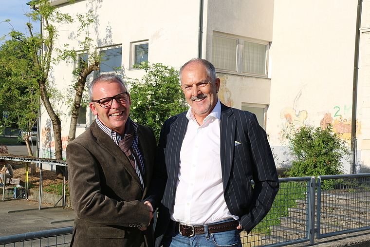 Stabwechsel: Stefan Schwyzer (r.), Geschäftsführer und Betriebsleiter der KELSAG, wird nach einer zweijährigen Übergangsphase seine Aufgaben an Guido Blanchard übergeben. Foto: Gaby Walther