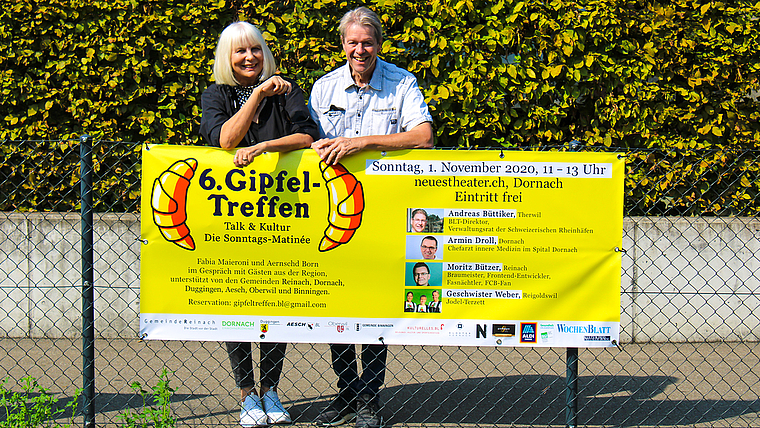 Bringen Menschen zusammen: Das Kulturduo Barbara Preusler und Aernschd Born. Foto: Axel Mannigel
