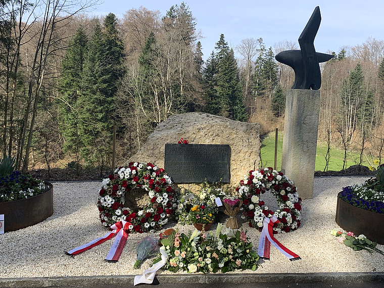 Denkmal auf der Herrenmatt: Ein Ort der Erinnerung. Foto: Florin Bürgler