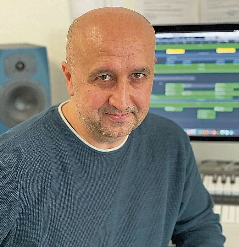 Studio: Hüseyin Dokgüz lebt sich als u-sayn musikalisch aus. Fotos: ZVG