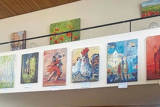 Für jeden Geschmack etwas dabei: Kunstschaffende stellten ihre Werke am Kunsthandwerkermärt aus.