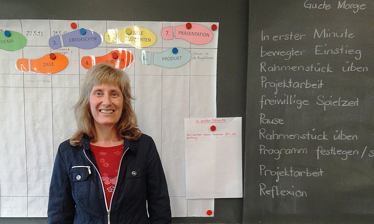 Das Know-how von Fachkräften ist immer gefragter: Nicole Schaad fördert in Büren besonders begabte Kinder. Sie ist eine von elf Fachlehrerinnen für spezielle Förderung, die an den Primarschulen vom Dorneckberg im Einsatz sind. Foto: Melanie Ap