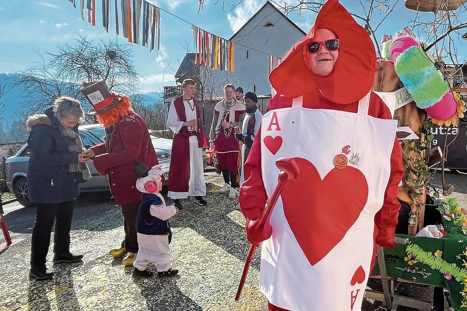 Herz Ass: Viel Kreativität war in Liesberg zu entdecken. Fotos: Bea Asper Herz Ass: Viel Kreativität war in Liesberg zu entdecken. Fotos: Bea Asper