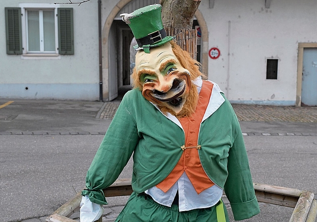 Noch grinst er: Ob er weiss, dass es keinen Fasnachtsumzug geben wird? Foto: Fabia Maieroni