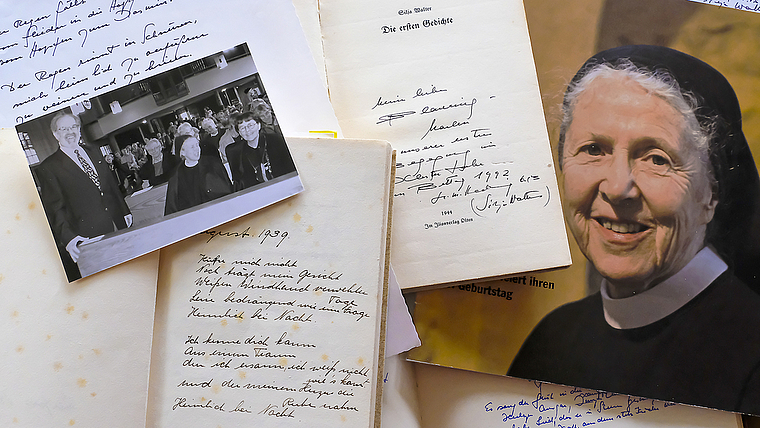 Umfangreiche Quellen: Über 70 Ordner und 20 Kartons voller Dokumente über und von Silja Walter hat Pfarrer Ernst