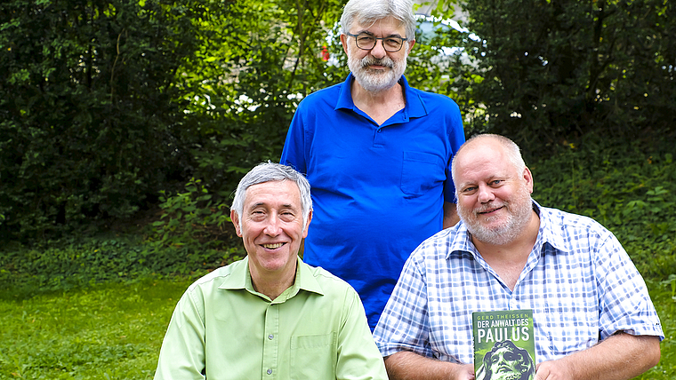 Die Initianten des Lesekreises: Fredi Buchmann, Thomas Brunnschweiler und Thomas Wittkowski.  Foto: Robert Alge