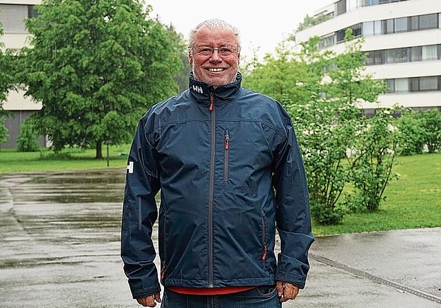 Im Ausschuss für die technischen Belange der Anlage zuständig: Hans Wach. 
         
         
            Foto: Tobias Gfeller