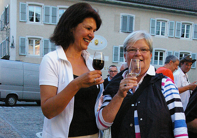 Neue Marktchefin: Margot Borer löst Regina Zuber beim Laufner Markt ab.  Foto: Gini Minonzio