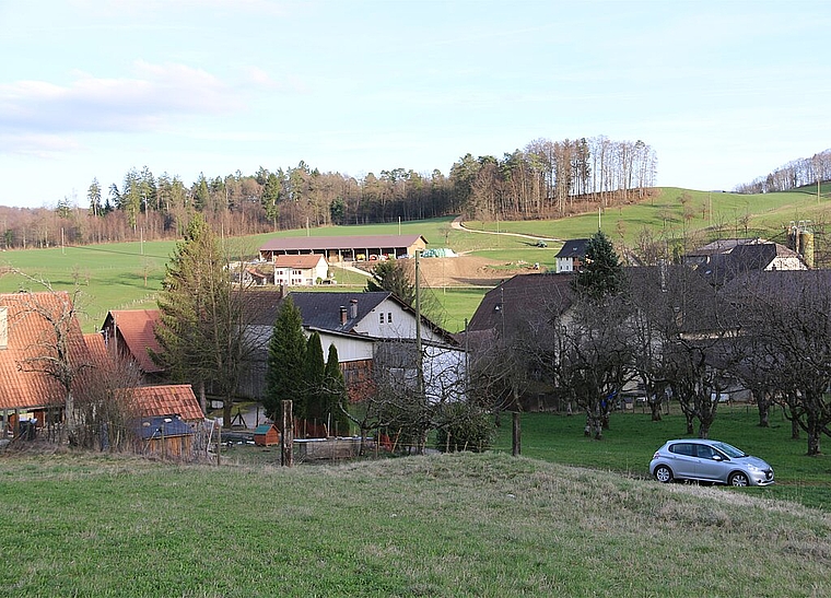 Niederhuggerwald: Hier muss sich bis jetzt noch jeder selbst um sein Abwasser kümmern. Foto: Gini Minonzio