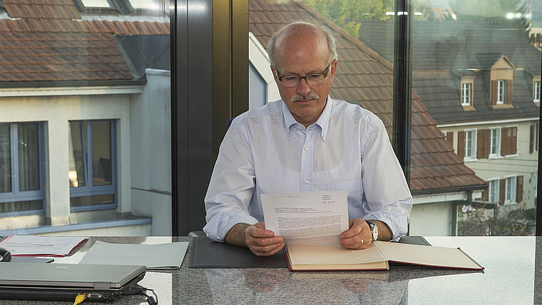 Deutliches Zeichen gesetzt: Urs Hintermann hofft, dass nach seinem Rücktritt alle wesentlichen Akteure in Reinach wieder konstruktiv zusammenarbeiten können.  Foto: ZVG