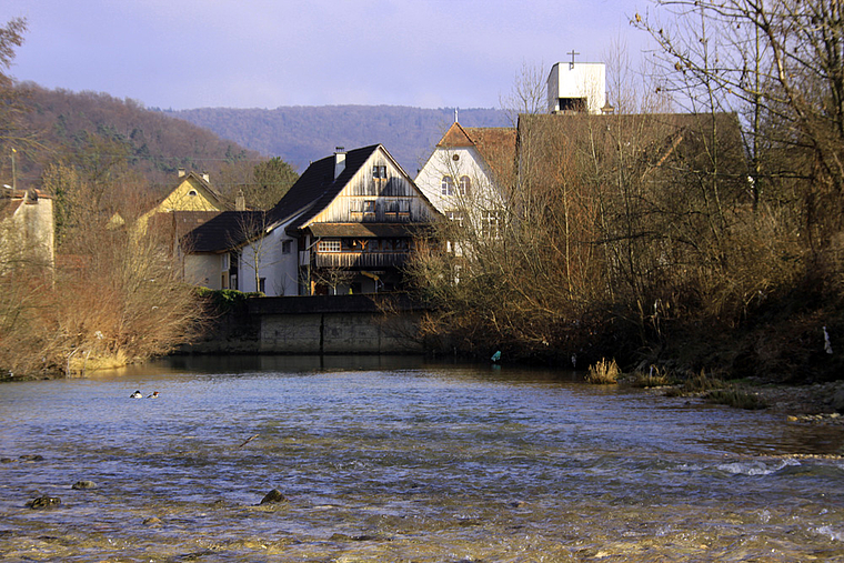Heimtückisch: Die Idylle trügt beim Zusammenfluss von Lüssel und Birs. Foto: Gini Minonzio