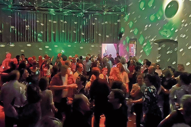 Schlachthuus-Disco: Die Tanzfläche ist meist schnell voll. Foto: zvg