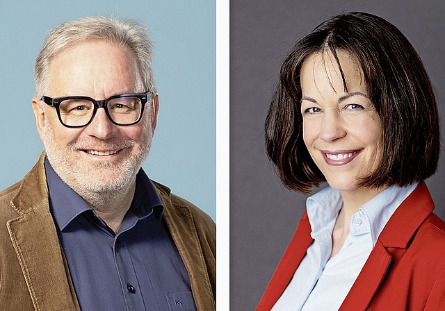Setzten sich gegen ihre Konkurrenz durch: Thomas Arnet (Frischluft, links) und Nicole Ziegler (FDP). Fotos: ZVG