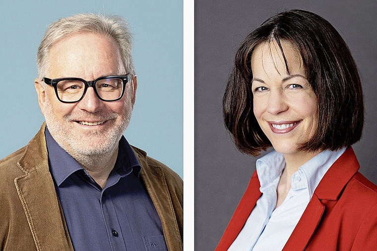 Setzten sich gegen ihre Konkurrenz durch: Thomas Arnet (Frischluft, links) und Nicole Ziegler (FDP). Fotos: ZVG