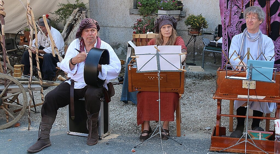 «Des Dudels Kern»: Das Trio spielt Musik aus dem Mittelalter. 