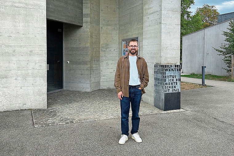 Hat bereits grosse Herzlichkeit empfangen: Pfarrer Michael Klaiber. Foto: Nicolas Blust