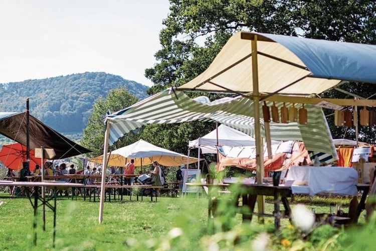 Zehn Jahre Nuglar Gärten: Das Jubiläum wurde mit einem bunten Sommerfest gefeiert. Fotos: Katja Schmidlin