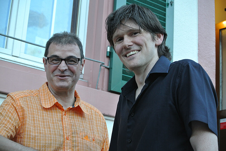 Keine Nachrücksorgen: Simon Haener, Präsident (r.) begrüsst den neuen Vizepräsidenten Ermando Immondi.  Foto: Bea Asper