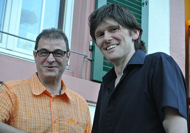 Keine Nachrücksorgen: Simon Haener, Präsident (r.) begrüsst den neuen Vizepräsidenten Ermando Immondi.  Foto: Bea Asper
