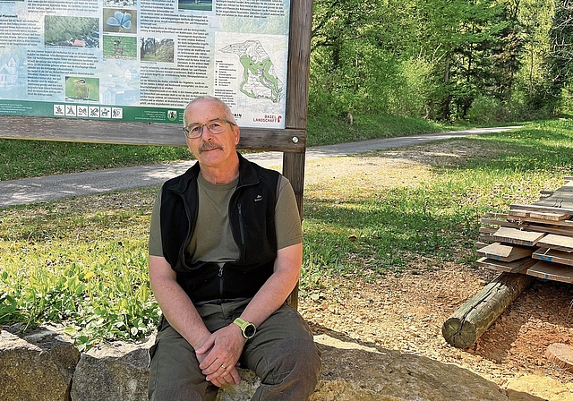 Wird in einem Jahr pensioniert: Revierförster Peter Stampfli.  Foto: Bea Asper