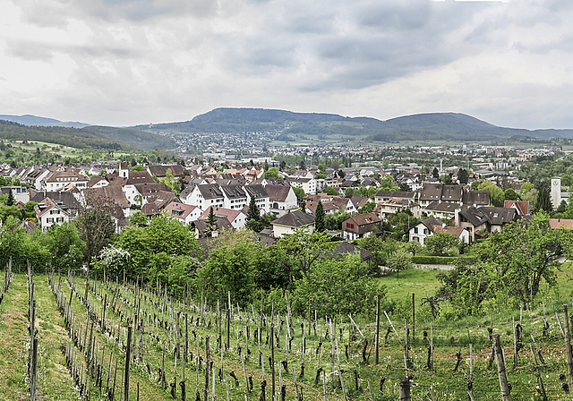 Blick nach Oberdornach. Am 21. Mai zeigt sich, wer künftig im Gemeinderatszimmer die lokale Politik bestimmt.  E. Savoldelli