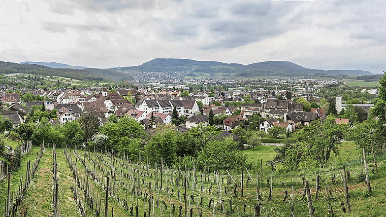 Blick nach Oberdornach. Am 21. Mai zeigt sich, wer künftig im Gemeinderatszimmer die lokale Politik bestimmt.  E. Savoldelli