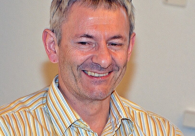 Viel Lob für den scheidenden Marcel Humair: Da kommt Freude auf! Foto: Roland Bürki