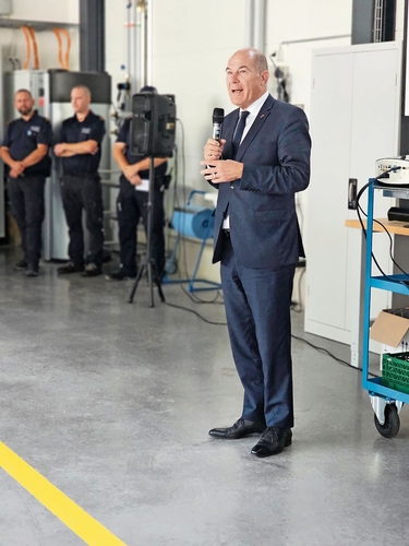 Hoher Besuch: Regierungspräsident Anton Lauber überbrachte ein Grusswort. 