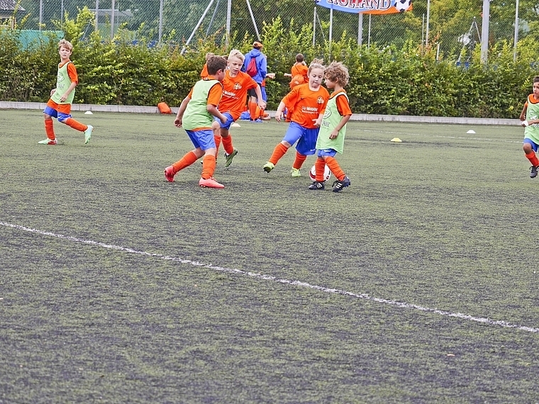 Grosses Angebot und ebensolche Nachfrage: Die Fussballschulen sind in der Region sehr beliebt. Foto: ZVG