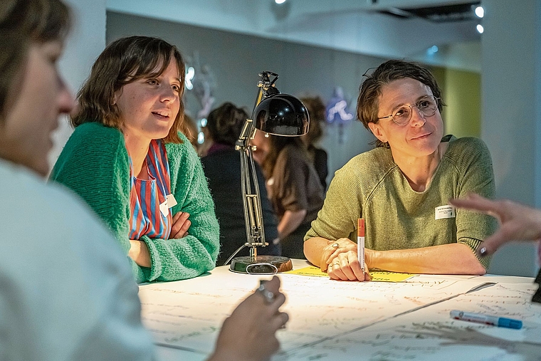 Angeregter Austausch: Was ein modernes Museum heute bieten soll und kann, wurde an den Tischen diskutiert. Foto: zVg/Kathrin Schulthess Fotografie