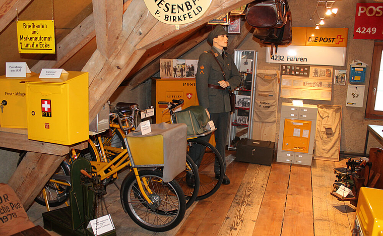 Viel zu entdecken: Das Landpostmuseum Fehren besteht seit 2002. Foto: Dimitri Hofer