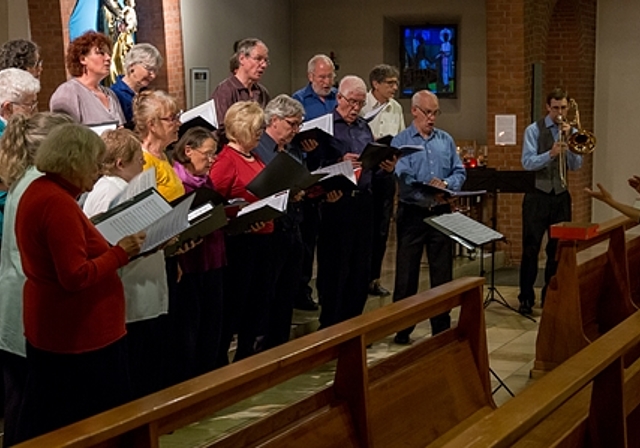 «Wade in the Water»: Ein Gospel mit Posaunenbegleitung. Fotos: Martin Staub

