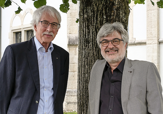 Die neuen «Schwarzbueb»-Macher: Klaus Fischer (l.) und Thomas Brunnschweiler.  ZVG