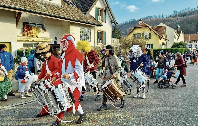 Trommler: Auch sie gehören zum Bild der Witterswiler Fasnacht.