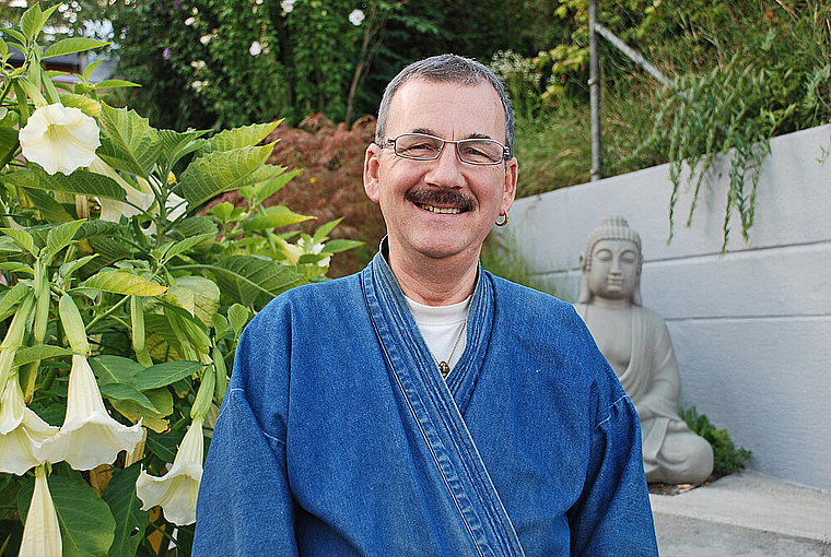 Freiheitsdrang und Japansehnsucht: Zenpriester Jörg Shosan Kogetsu Bader. Foto: Thomas Brunnweiler