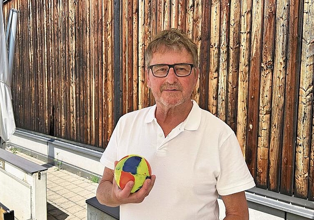 Ruhige Leidenschaft: Boccia ist eine stille Sportart, doch für Toni Lerch gerade deswegen interessant. Foto: Caspar Reimer