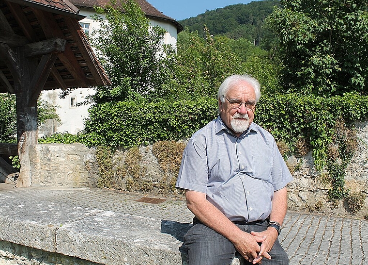 Benno Jermann: «Selbst wenn ich sehr alt werde, erlebe ich den Spatenstich nicht mehr. Foto: Dimitri Hofer
