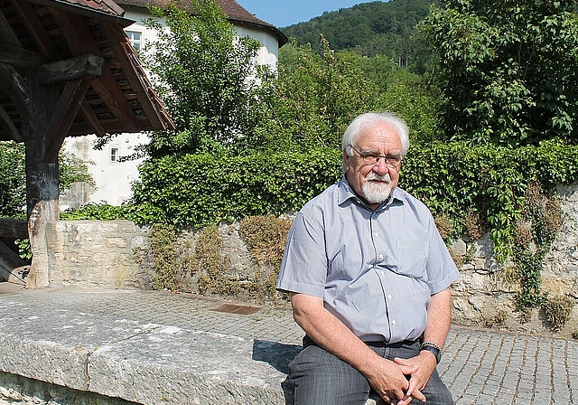 Benno Jermann: «Selbst wenn ich sehr alt werde, erlebe ich den Spatenstich nicht mehr. Foto: Dimitri Hofer 