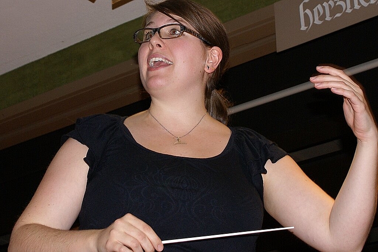 Abschied vom Ensemble: Dirigentin Birgit Trinkl.