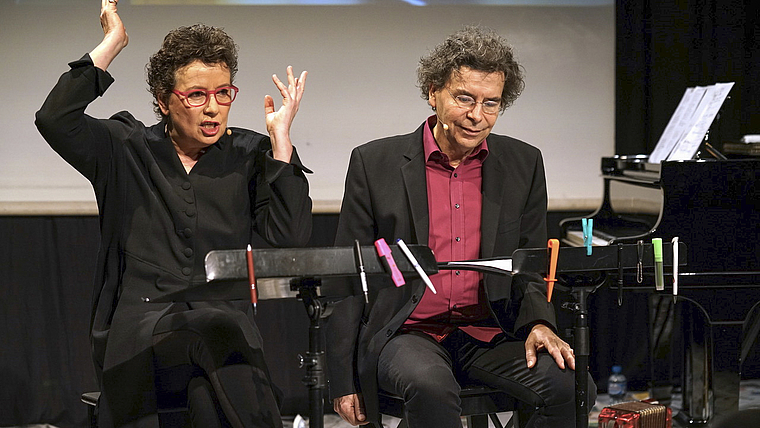 Sibylle und Michael Birkenmeier: Hintergründig, vielseitig, gewandt in Wortspielen und musikalisch versiert.  Foto: zVg