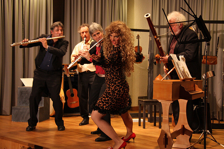 Zeigen musikalisches Können: Barbara Schneebeli und Quattro Stagioni. Foto: Gaby Walther