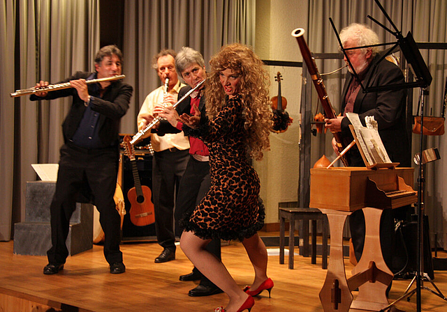 Zeigen musikalisches Können: Barbara Schneebeli und Quattro Stagioni.  Foto: Gaby Walther