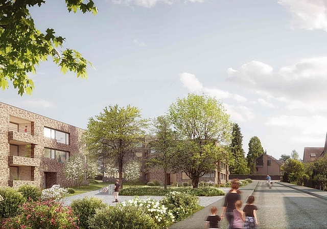 Verdichtung ja, aber bei hoher Qualität: Auf dem Areal Oerin in Reinach Nord sollen 140 neue Wohnungen entstehen.
