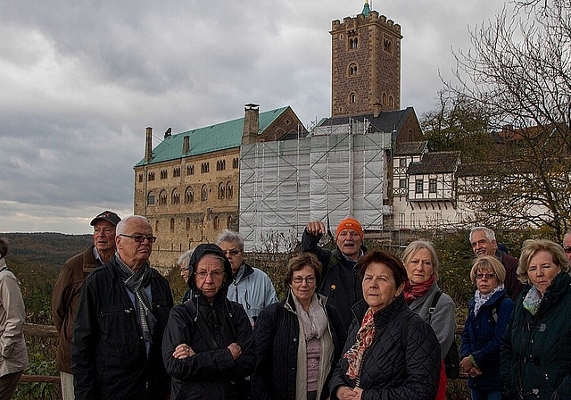 Wartburg: Begegnung mit einer riesigen Burganlage. Fotos: Martin Staub
