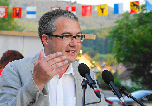 «Amme» und Kantonsrat Remo Ankli: Wir alle brauchen einen Anker im Kleinen, Überschaubaren.   Fotos: Roland Bürki