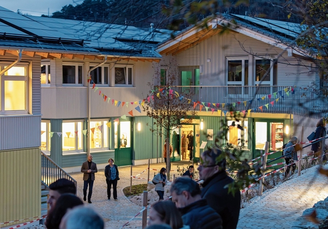 Inklusion: Im neuen Gebäude ist auch der Kindergarten der Gemeinde Gempen eingemietet.