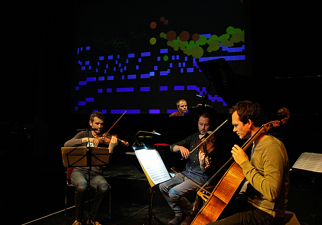 Die YBand: Etienne Abelin, Michael Wendeberg, David Schnee und Andreas Fleck (v. l.).   Foto: Martin Staub