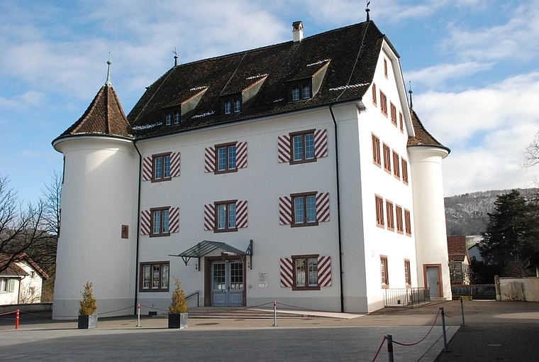 Geschichtsträchtige Baute im Birseck: Im Aescher Schloss findet am 11. September ein Festanlass zu «200 Jahre Birseck eidgenössisch» statt. Foto: Thomas Brunnschweiler