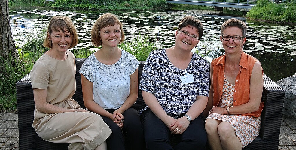 Neue Aufgabenverteilung: (v.l.) Sabina Lutz, Fachstellenverantwortliche Kanton Solothurn; Bettina Schönenberger, Sozial- beratung; Iris Vogt, Fachstellenleiterin Pro Senectute Dorneck-Thierstein; Marianne Altermatt, Organisation Fahrdienst. Fotos: Gaby Walther
